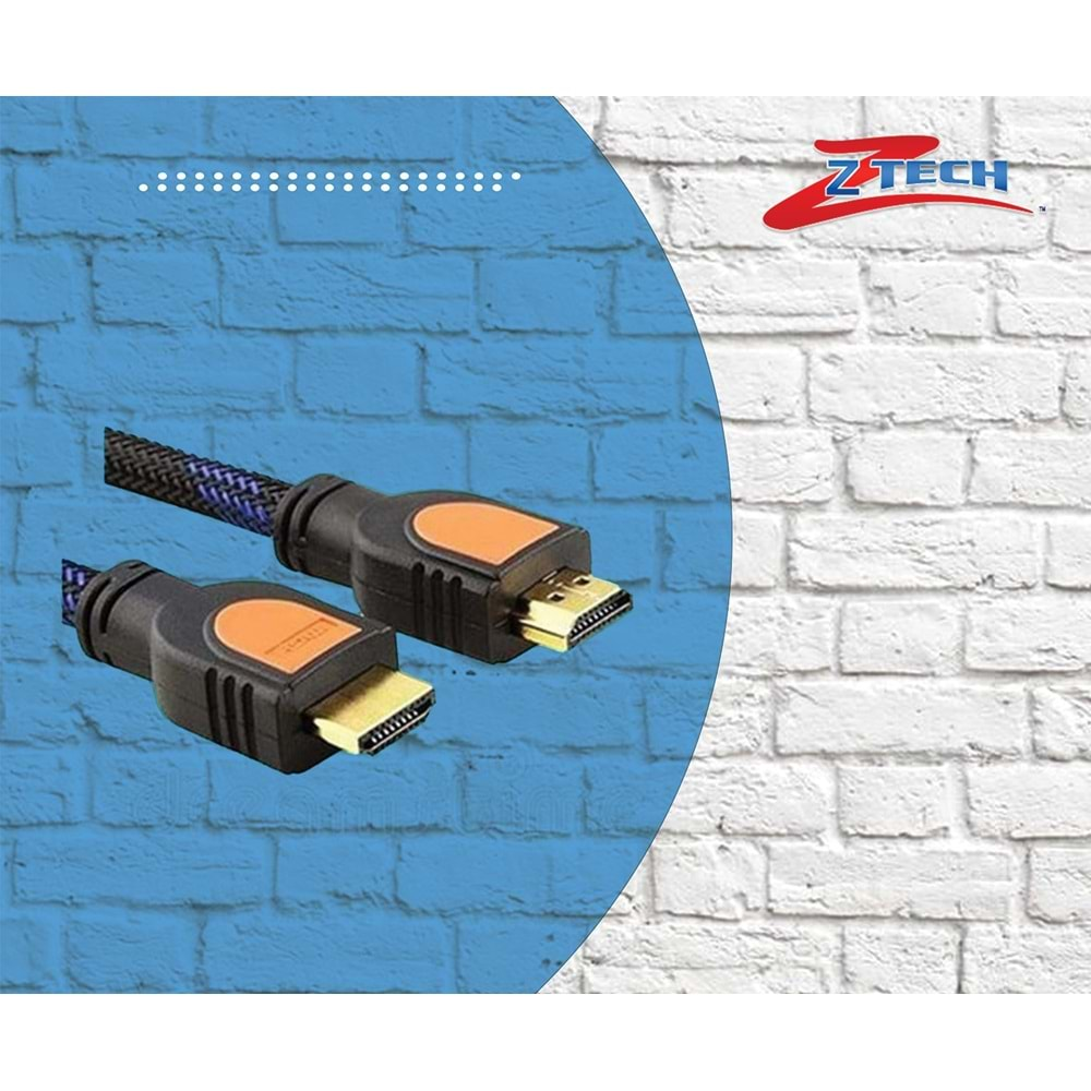 ZTECH ZR-1513 HDMI 3MT ÖRGÜLÜ KABLO