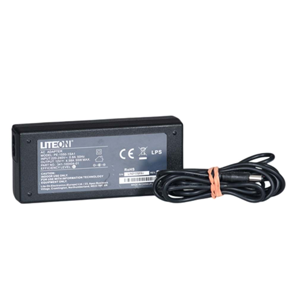 ZTECH ZR-5605 12V 5A PLASTİK ADAPTÖR 5.5*2.5( KOLİ ADET 100)