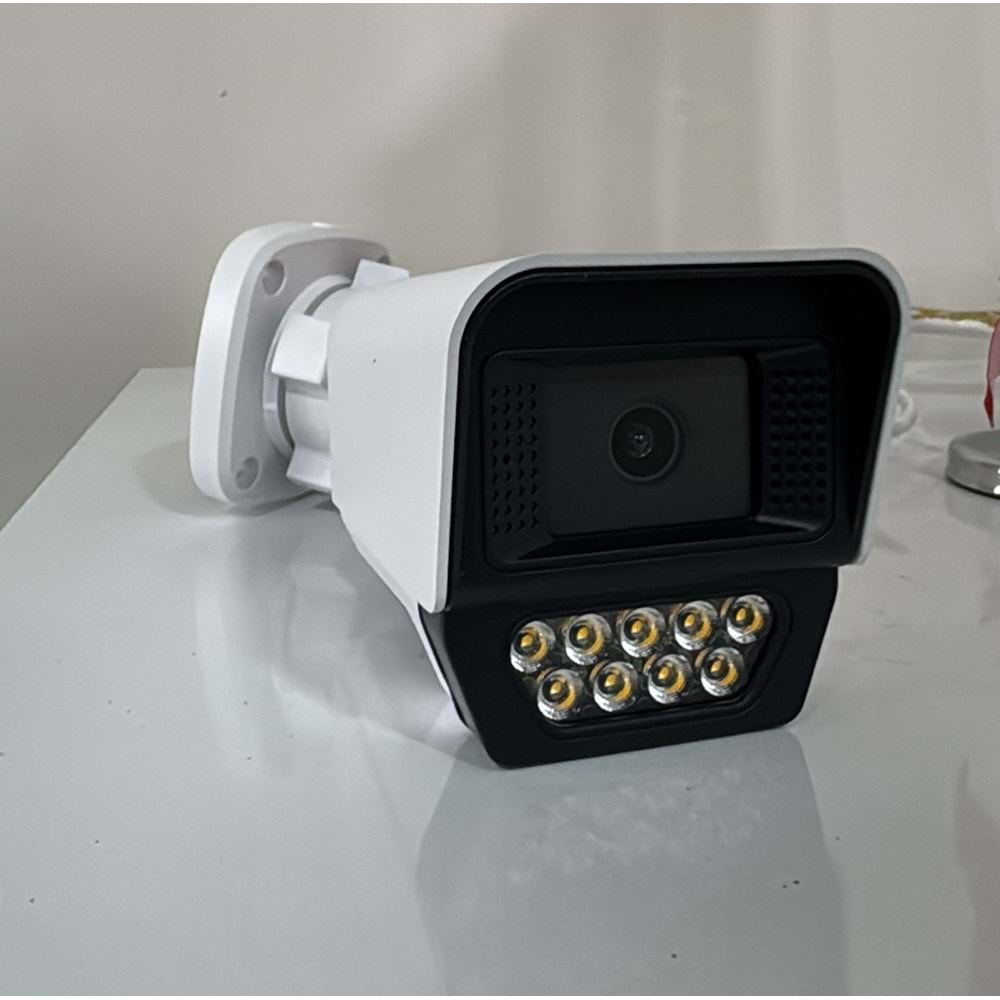 ZTECH ZR-2069 AHD 9 WARM LED PLASTİC BULLET KAMERA 24/7 COLOVRU 2MP pcb 3.6mm