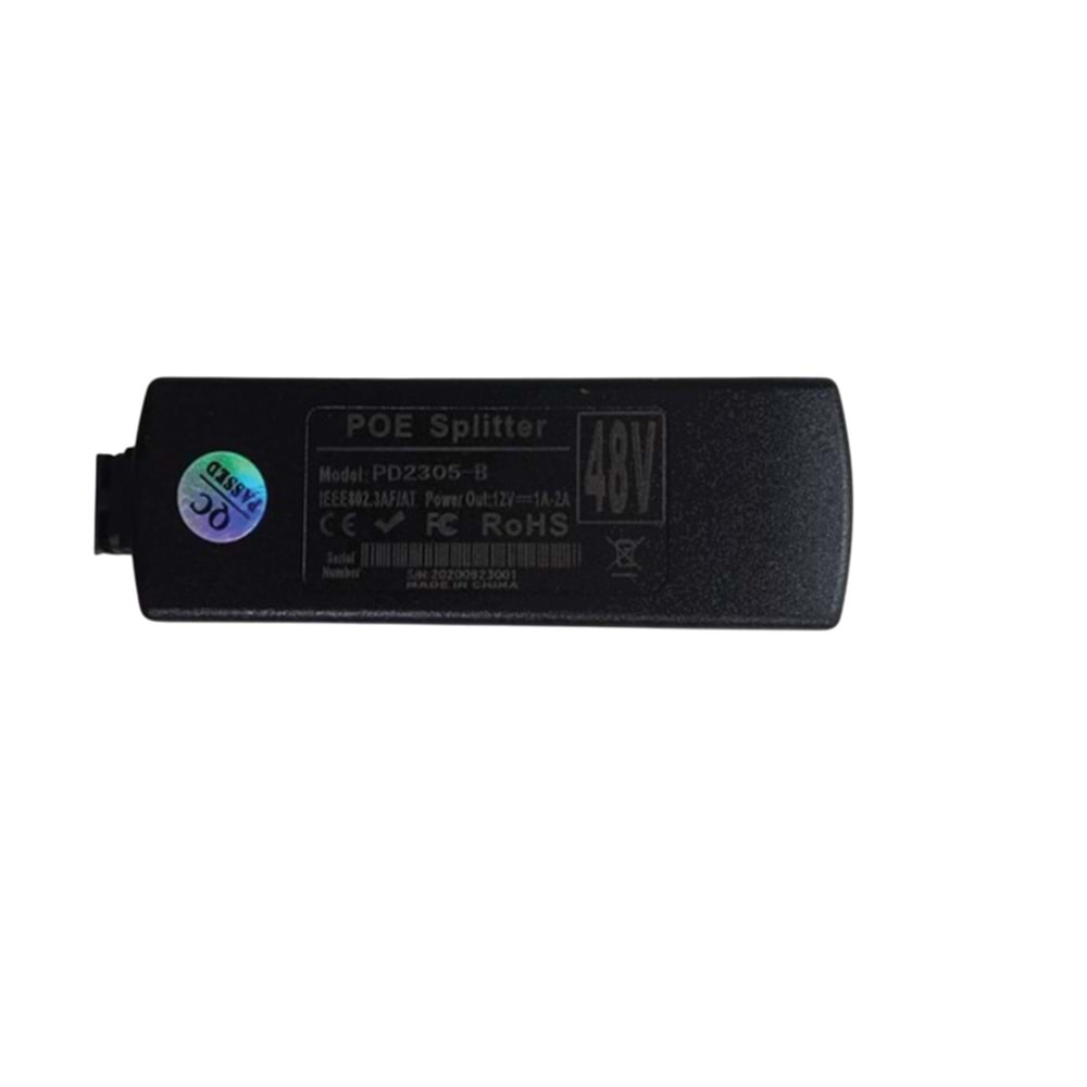 ZTECH ZR-883 POE SPLİTTER 12V 2A 10/100Mbps