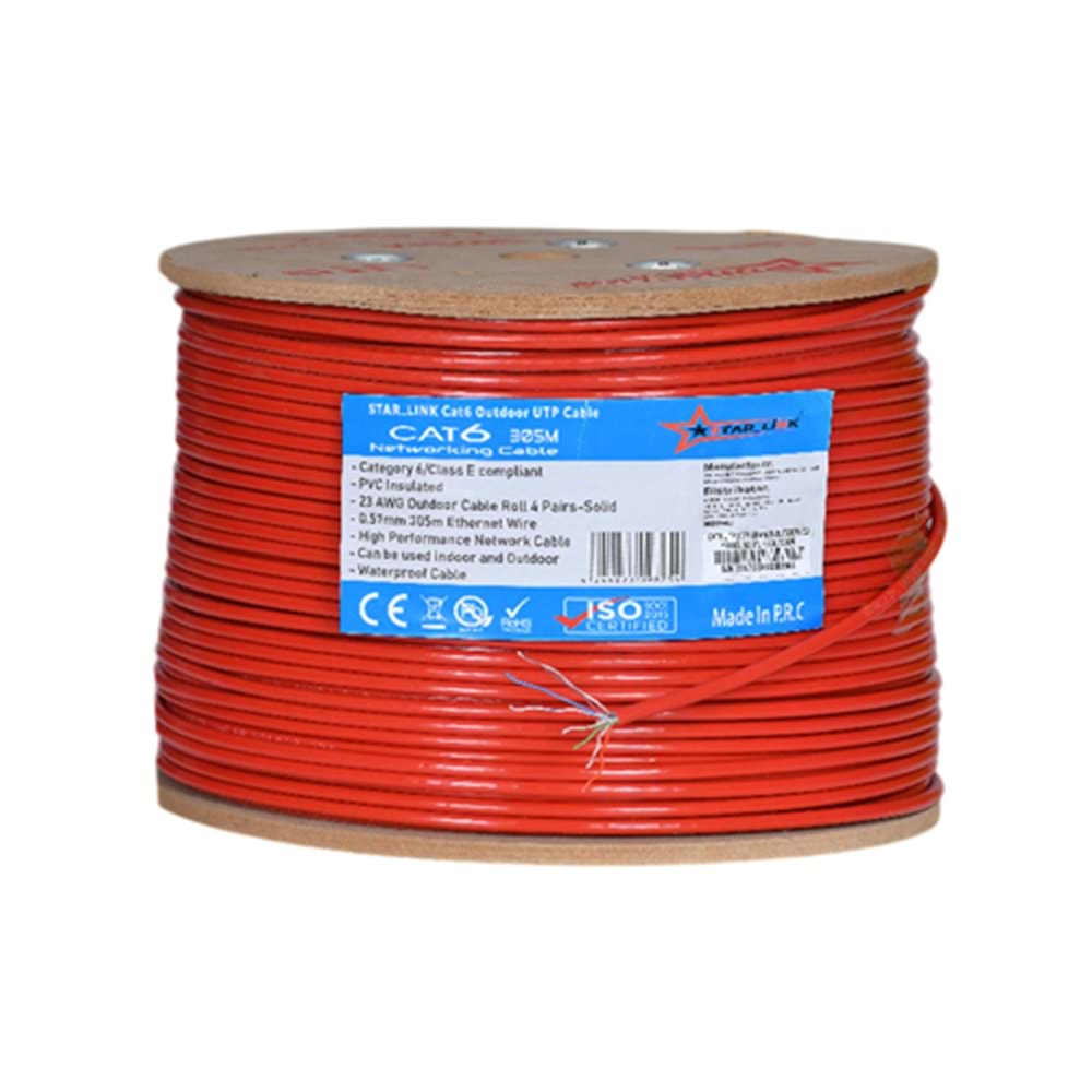 TURUNCU STARLİNK 305M OUTDOOR CAT6
