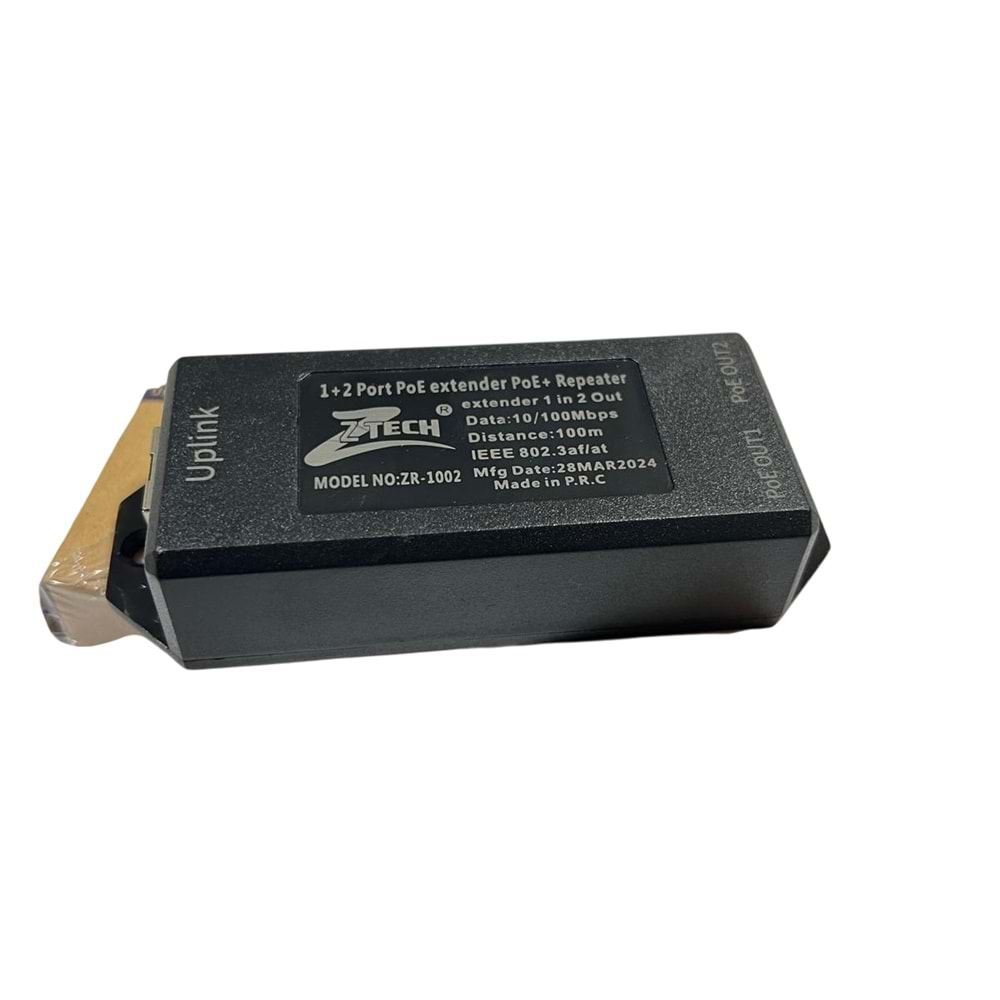 ZTECH ZR-1002 1İN 2OUT POE EXTENDER
