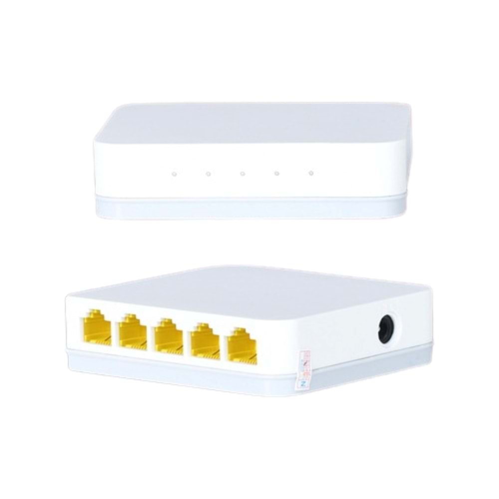 ZTECH ZR-1055 5 PORT *10/100Mbps ethernet switch ,5V1A