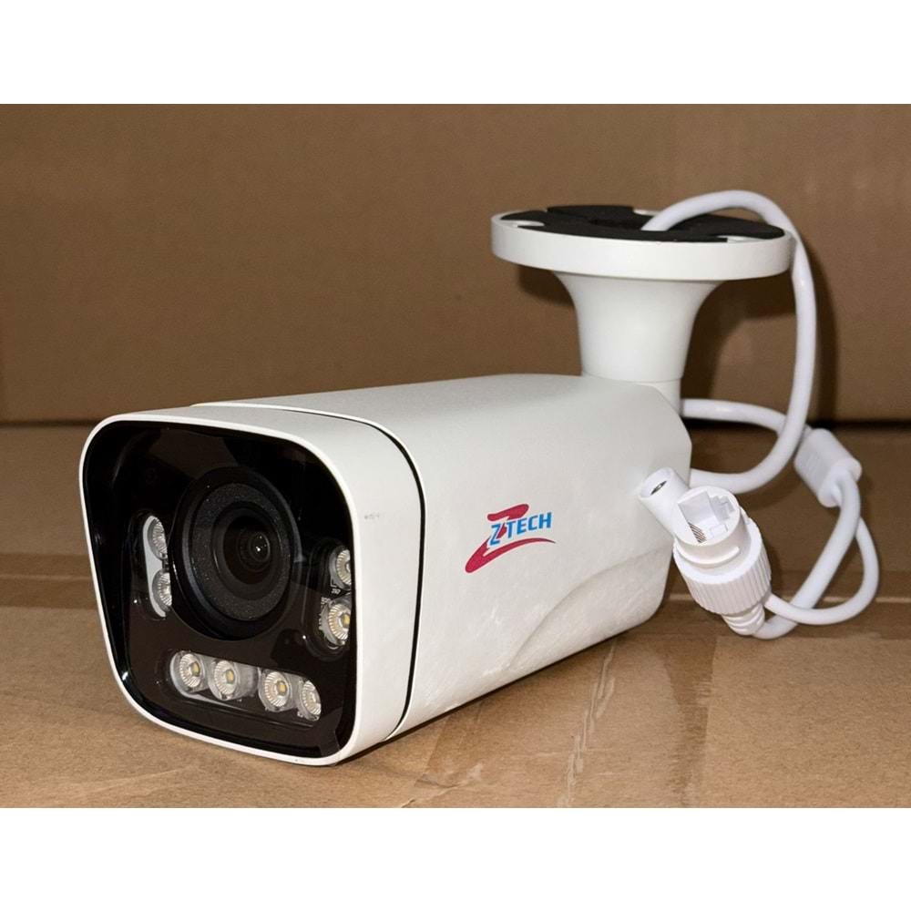 ZR-2030IP 5mp bullet 4mm, Çift Yönlü sesli, 8 warmled metal kamera(SD CARD)