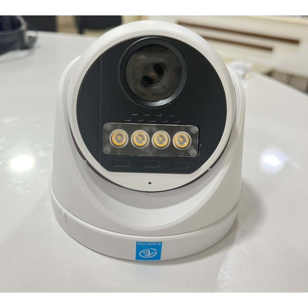 O-KAM 2036IP 5MP 2.8mm IP66 4 pcs 20 mil Warm Lights PLASTİC DOME KAMERA