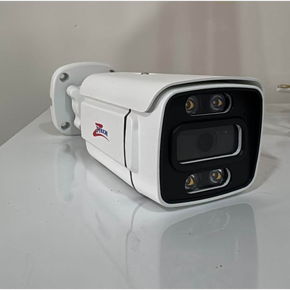 ZTECH ZR-2030 AHD METAL BULLET 24/7 COLORVU KAMERA 2MP 3.6mm Starlight 3MP LENS 4 WARM LED