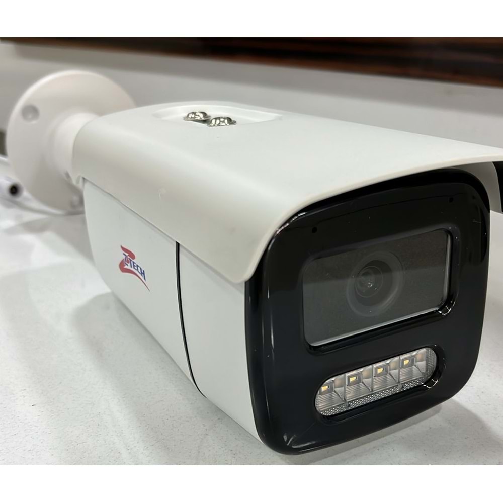 ZTECH ZR-2088 IP BİG LENS 8 MP COLOVRU WİTH MİC and POE
