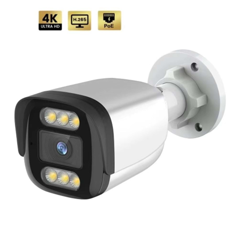 ZR-7074 IP 5MP 6WARMLED 2.8MM COLORVU PLASTİK BULLET CAMERA