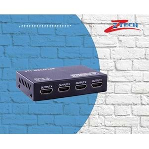 ZTECH ZR-824 ELECTRON V50 4 PORT HDMI SPLITTER