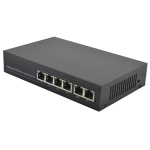 ZTECH ZR-1006 4+2 POE SWİTCH 78w (KOLİ ADET 28)