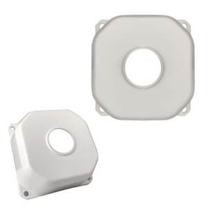 13CM BEYAZ BAĞLANTI KUTUSU BUAT TABAN DAHİL (KOLİ ADET 100)