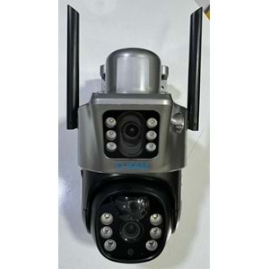 O-KAM-3620 6MP 4G SOLAR PTZ Camera, 3 inch 12Pcs Leds Dual Light
