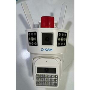O-KAM-3048 6MP WIFI PTZ Camera, 3 inch 7Pcs Leds Dual Light