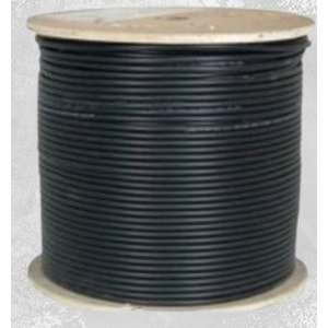 ZTECH 305M 0.57MM OUTDOOR CAT6 KABLO SİYAH