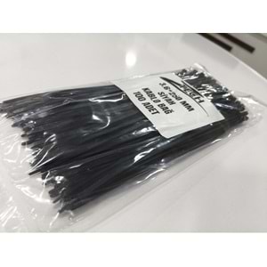 ZTECH SİYAH KABLO BAĞI 3.6*250MM (100 ADET)