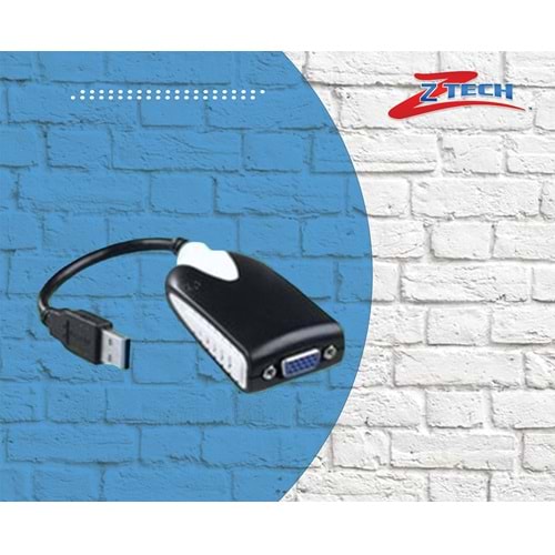 ZTECH ZR-103 USB 3.0 TO VGA ADAPTOR