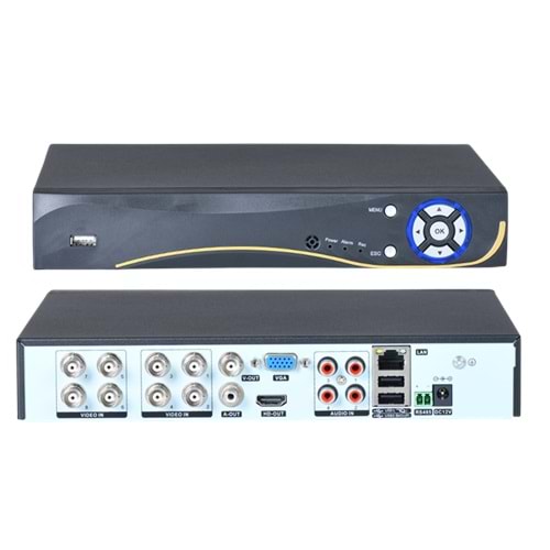 ZTECH ZR-7008T H265+ 5MP-N 4SES VOUT 8KANAL AHD DVR (KOLİ ADET 10)