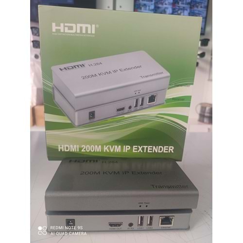 CAT6 TO HDMI + USB EXTENDER 200M WİFİ