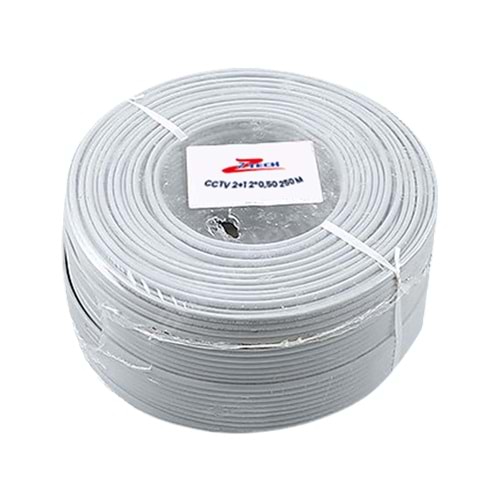 ZTECH ÖZEL SERİ 250MT 2+1 2*0,50 CCTV KABLO