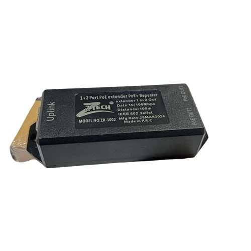 ZTECH ZR-1002 1İN 2OUT POE EXTENDER