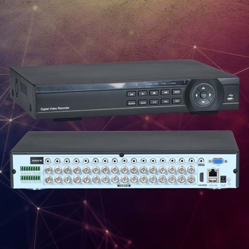 ZTECH ZR-732 32CH 5MP DVR KAYIT CİHAZI H265+ (KOLİ ADET SAYISI 5)