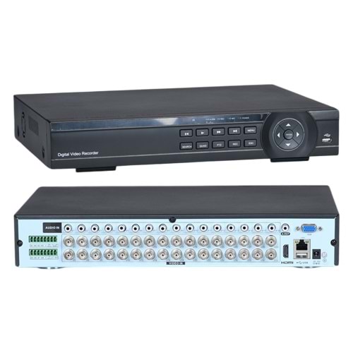 ZTECH ZR-732 32CH 5MP DVR KAYIT CİHAZI H265+ (KOLİ ADET SAYISI 5)