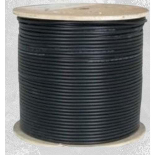 ZTECH 305M 0.57MM OUTDOOR CAT6 KABLO SİYAH