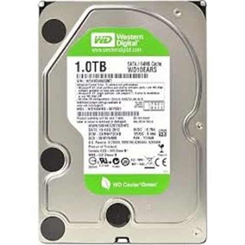 1TB WESTERN DIGITAL WD10EURX GREEN POWER Harddisk