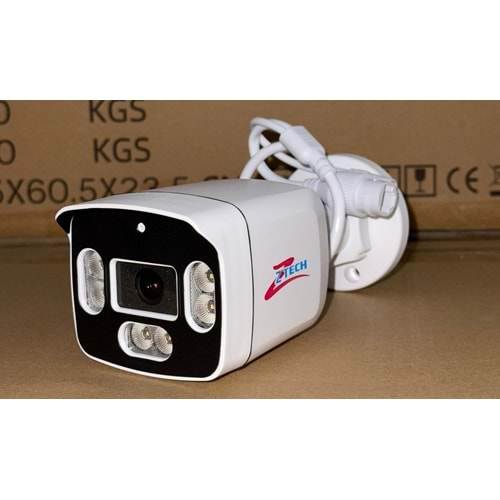 ZTECH ZR-2027IP 5MP SESLİ, POE YTOT 4mm F1.0 1/2.7 5mp SMALL LENS PLASTİC BULLET KAMERA