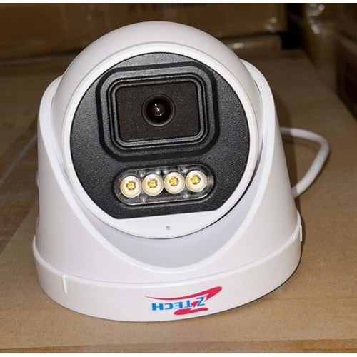 ZTECH ZR-2039IP 5MP, 2.8mm SESLİ POE,4 WARMLED PLASTİC DOME KAMERA