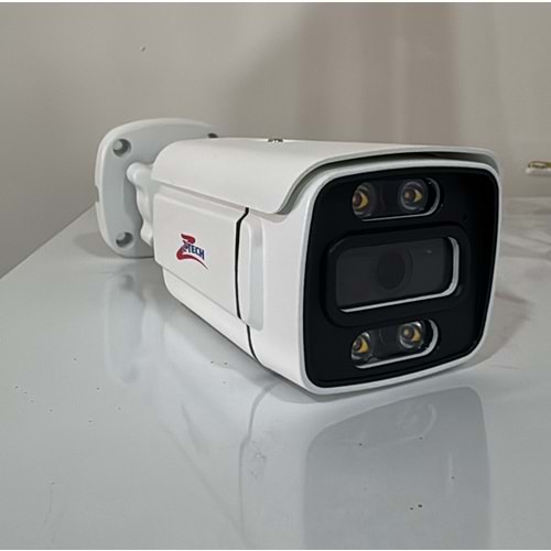 ZTECH ZR-2030 AHD METAL BULLET 24/7 COLORVU KAMERA 2MP 3.6mm Starlight 3MP LENS 4 WARM LED