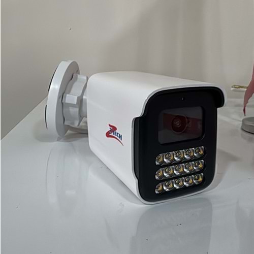 ZTECH ZR-2041 AHD PLASTİC BULLET 24/7 COLOVRE KAMERA 2MP 3.6mm Starlight 15 WARMLED