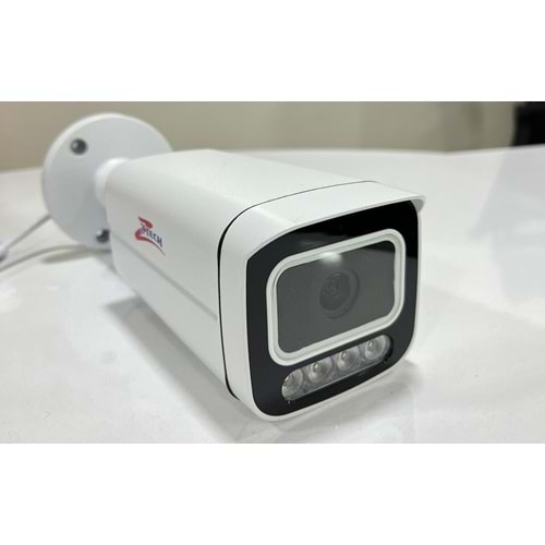 ZTECH ZR-4041 IP AL FULL METAL BİG BULLET CAMERA 5MP WİTH DUAL LED and POE F1 0 DARK LİGHT 4mm lens.
