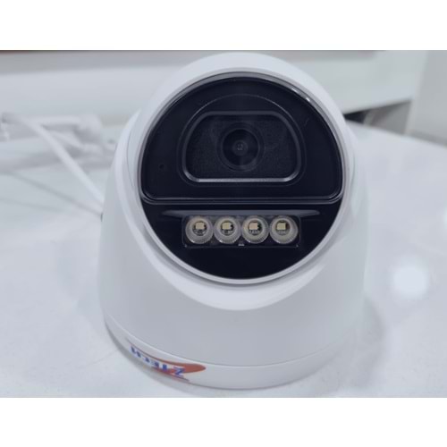 ZTECH ZR-2025 IP 5MP POE 2.8mm SESLİ DOME 4 ARRAY WARM LED COLORVU PLASTİC KAMERA