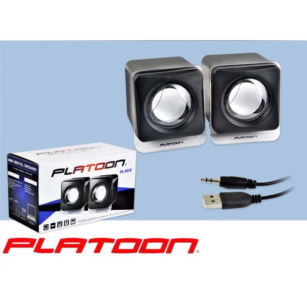 PLATOON PL-4012 USB 2.0 PC SPEAKER 1+1